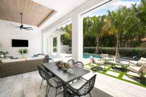 Pool and outdoor scene at Palisades Naples